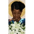 thumbnail image 2 of Saunders, Alonzo 14x24 Black Ornate Wood Framed with Double Matting Museum Art Print Titled - Meditation II, 2 of 4