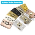 thumbnail image 3 of YAOMOBB Attrape-Porte Rotatif Double Réglable en Acier Inoxydable pour Porte de Placard 4 Pcs, 3 of 7