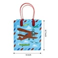 thumbnail image 2 of Tinymills Airplane Themed Reusable Plastic Goodie Bags with Handles, Pack of 12, 2 of 4