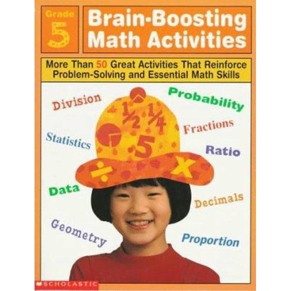 Pre-Owned Brain-Boosting Math Activities : Grade 5 (Paperback) 0590065459 9780590065450