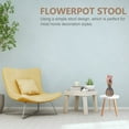 thumbnail image 2 of 1Pc Wood Plant Stand Flower Pot Stool Wooden Round Stool Home Decoration, 2 of 5