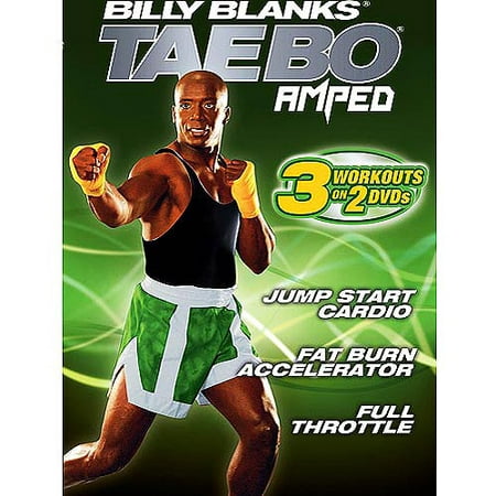 Billy Blanks: Tae Bo Amped - Jump Start Cardio / Fat Burn Accelerator / Full Throttle (Full (Best Cardio Heart Rate To Burn Fat)