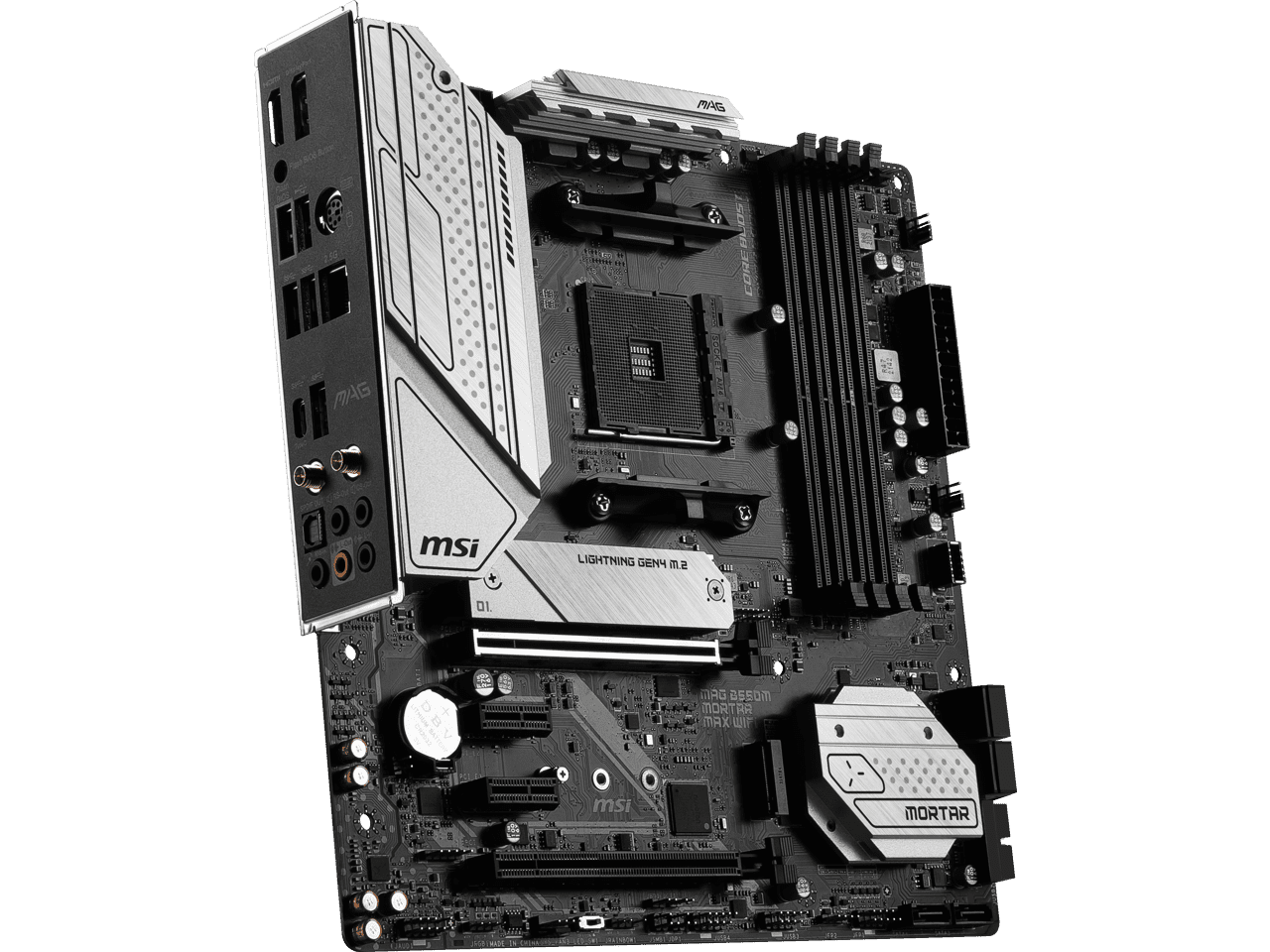 MSI MAG B550M MORTAR MAX WIFI DDR4 Gaming Motherboard, AMD, AM4