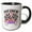 Black/White, variant on 3drose, Pit Crew Uncle Funny Car Race Theme Birthday Party Host, 11oz Two-tone Green Mug