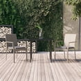 thumbnail image 1 of vidaXL 3 Piece Garden Dining Set with Cushions Black and Grey Poly Rattan, 1 of 5