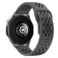 thumbnail image 2 of Dwitch band for Galaxy Watch 6 40, Breathable Silicone Sport Band with Ventilation Holes,Gray, 2 of 4