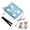 blue, variant on 2-in-1 Foldable Pet Grooming Bed for Small Dogs Cats Nail Trimming Bathing, Quick-dry mesh with foldable iron frame for small dogs and cats bathing, nail trimming, ear cleaning at home