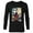 Black, variant on Marvel Avengers Kang the Conqueror Classic Comic Cover - Long Sleeve T-Shirt for Men - Customized-Athletic Heather