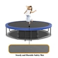 thumbnail image 4 of 14FT Trampoline with Basketball Hoop, Recreational Trampoline with Safety Enclosure Net and Ladder, Outdoor Round Trampoline for Kids and Adults, Blue, 4 of 9