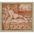 thumbnail image 3 of Anonymous 13x12 Black Modern Framed Museum Art Print Titled - Venus And&nbsp;Cupid (16th&nbsp;Century), 3 of 5