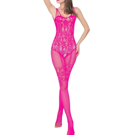 beishanbush Clearance Items Intimates Under $5 Fashion Lace Sleepwear Underwear Temptation Babydoll Jumpsuit