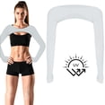 thumbnail image 5 of Ensemble de Manches de Protection Solaire pour Femmes avec Châle Intégré, Tissu en Soie Glacée Rafraîchissant UPF 50+ pour Golf, Cyclisme et Sports de Plein Air, 5 of 5