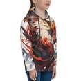 thumbnail image 3 of Daiia Colorful Abstract Eagle for Boys Fashion Hoodies & Sweatshirts with Kangaroo Pocket,Hooded Sweatshirt for Kid, Breathable& Moisture Wicking-Small, 3 of 6