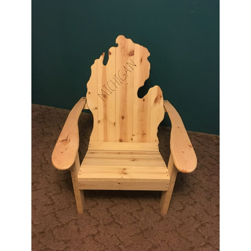 Classic Curved Arm Michigan Adirondack Chair - Walmart.com - Walmart.com