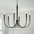 thumbnail image 3 of 6 Light Chandelier In Modern Style-30.75 Inches Tall And 33 Inches Wide-Aged Brass Finish    -Traditional Installation Capital Lighting 445961Ad, 3 of 10