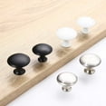 thumbnail image 2 of mmirethe Poignées de Tiroir Style Européen Champignon Poignées Modernes Fixes Trou Unique Rétro Porte Armoire Matériel S/noir, 2 of 6