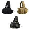 thumbnail image 4 of Advancent Bolso bandolera grande para viajes al aire libre cómodos, mochila para hombre, bolsa de pesca, bolsa de camping, riñonera carpas camuflaje, 4 of 6