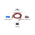 thumbnail image 4 of XT60IF Female Connector to O Type Terminal Copper Nose Clip Wire for Solar Charging with Flame Retardant ABS Materials, 4 of 11