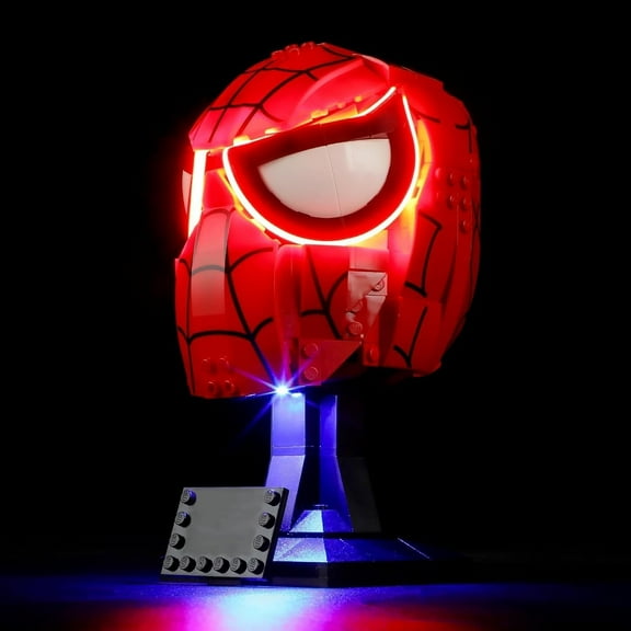 LED Light Kit for Lego 76285 Spider-Man's Mask Set,Compatible with Lego 76285 Building Blocks Model(Not Include Blocks Set)