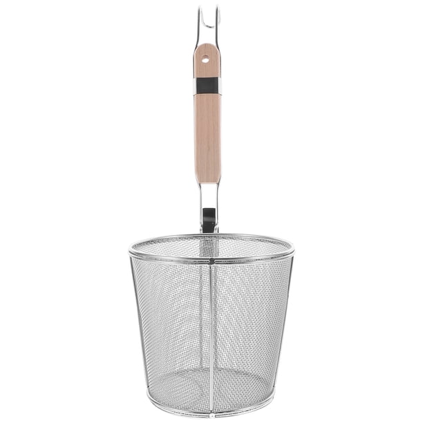 Colador de acero inoxidable, colador de alimentos, filtro para pasta, colador de espaguetis, colador de cuchara, cesta.