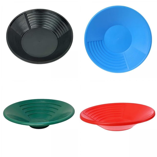 4 Piezas De 15 "sartén De Oro De Doble Rifle Para Minería De Pepitas Dragado Río Panning Negro