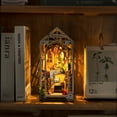 thumbnail image 3 of Rolife Book Nook Shelf Insert - Holiday Garden House, 3 of 5