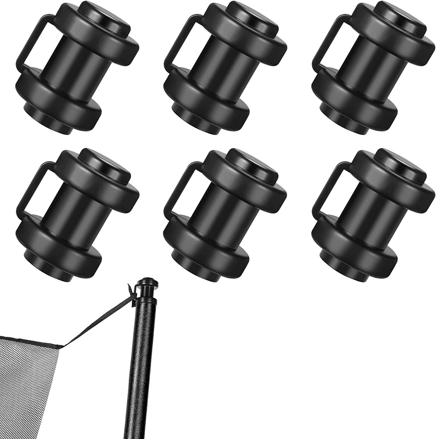 Elitezip Replacement Parts, Trampoline Top Rail, TShaped Connector