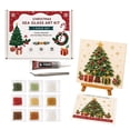 thumbnail image 4 of Barsme DIY Christmas Sea Glass Art Mosaic Craft Kit for Adults, with Frame Sea Glass Pieces Adhesive and Tools for a Faith-Inspired Tabletop Craft A, 4 of 5
