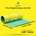 thumbnail image 2 of Open Box Aqua Lily Pad Water Mat Floating Foam Pad for Lake, Yellow, 2 of 11