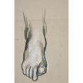 thumbnail image 2 of Edwin Austin Abbey 11x14 Gold Ornate Wood Frame and Double Matted Museum Art Print Titled - Sketch of a Foot II (1983), 2 of 4