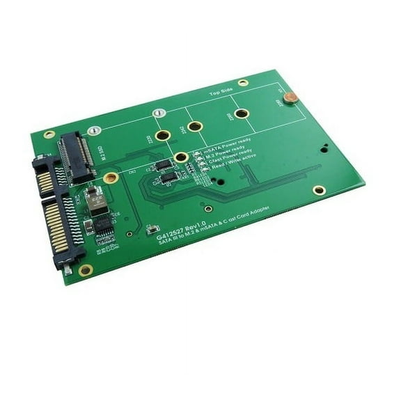 SATA III to mSATA & M.2 SSD & CFast Card Adapter