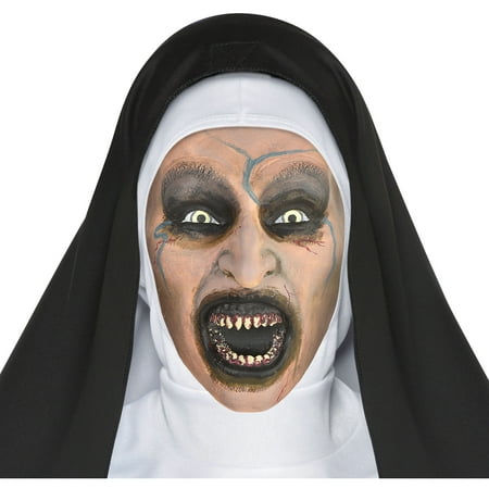 Suit Yourself The Nun Possessed Nun Mask for Adults, One Size, Latex Mask Features a Demonic Expression from by The Nun