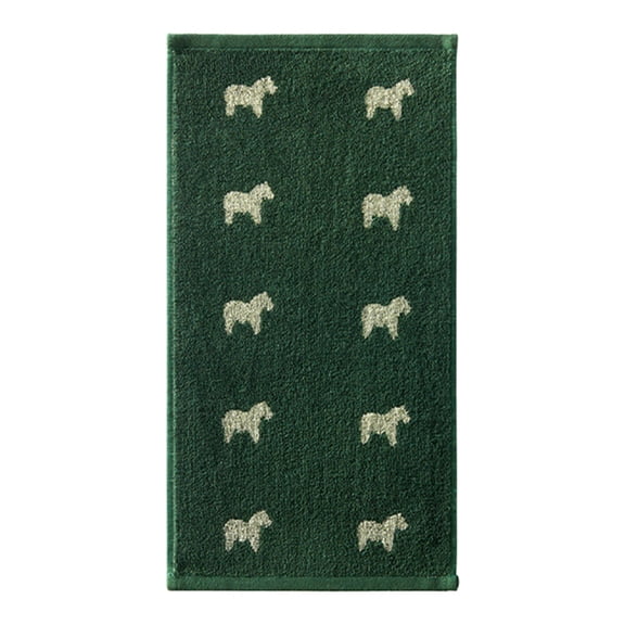 Deeceymbur Horse Pattern Cotton Kids Towel Soft Absorbent Washcloth for Children Face Hand Drying Quick Dry 20x10 Inches Bath Personal Care