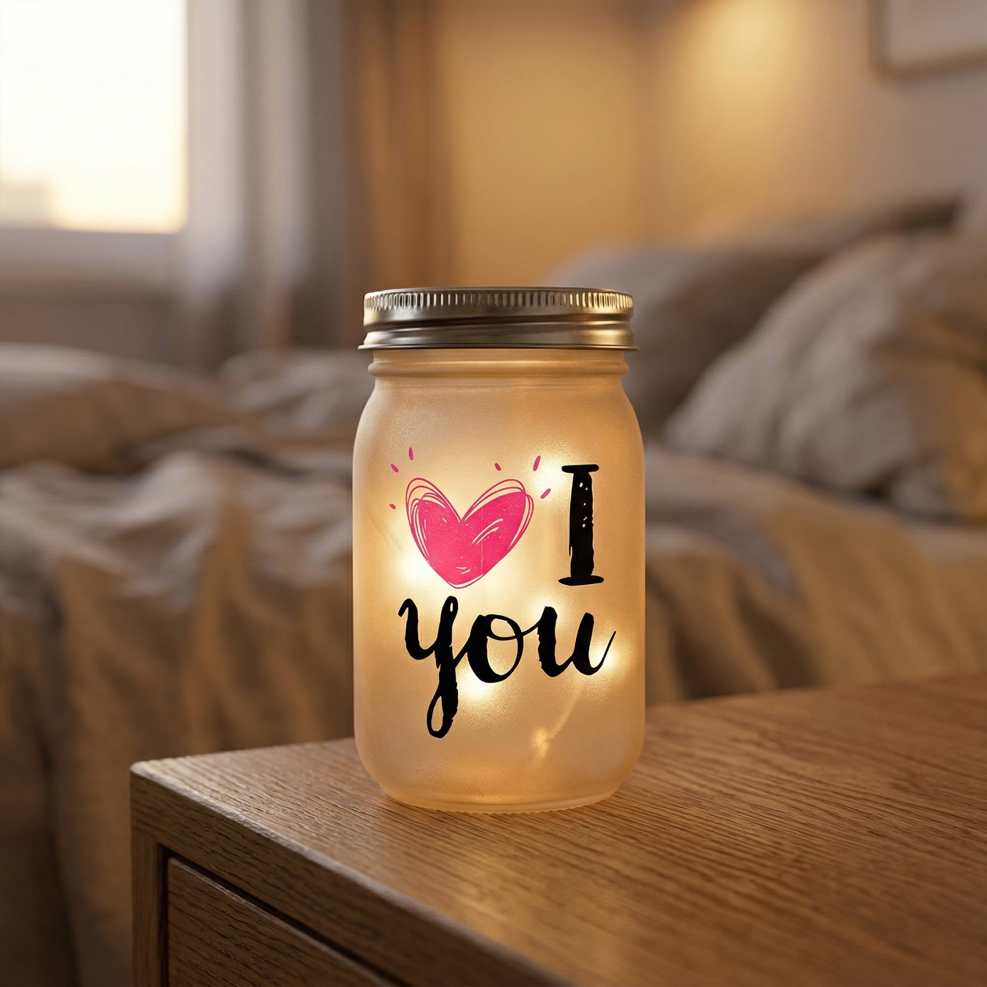 Unique Bargains Airtight Glass Jar Frosted Bottle 3" x 3" x 5.1"