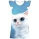 thumbnail image 1 of Vestido de gato para niñas, vestidos de fiesta para niñas, cuello redondo, vestido de moda de dibujos animados, ropa para niños, niñas, animales, faldas lindas de una pieza, disfraces 8T Gao Jinjia LED, 1 of 2