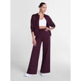 thumbnail image 3 of Athletic Works Women’s and Women’s Plus ButterCore Wide Leg Pants, 30” Inseam, Sizes XS-4X, 3 of 6