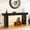 Black, variant on Homieasy 63'' Farmhouse Console Table with Power Outlets and Sensor Light, Wooden Entryway Table Narrow End Table with Storage for Entrance, Hallway, Living Room, Bedroom, Brown Oak