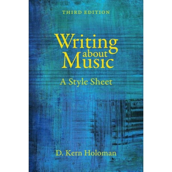 Pre-Owned Writing about Music : A Style Sheet (Edition 3) (Paperback)