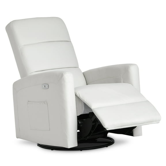 Dream On Me Berkley Leatherette Glider/ Power Recliner / Swivel Glider / Easy assembly Glider Chair