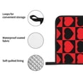 thumbnail image 5 of ZICANCN Oven Mitts and Pot Holders Sets , Valentine'S Day Love Baking Sets for Kitchen BBQ Gloves Heat Resistant Cooking 4 Pieces, 5 of 8