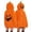 Green, variant on Fuzzy Plush Halloween Outerwear, Halloween Double Print Pumpkin Zip Up Hood Coat, Spooky Jack O Fuzzy Plush Outerwear With 3D Stem, Oversized Halloween Cosplay Jacket for Holiday, Light Green S