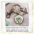 thumbnail image 5 of Faith Gutsy Goodness Bronze Keychain He Will Fight For You Bronze Pendant Bow Arrow Charm Womens Jewelry, 5 of 8