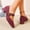 #0299-Wine, variant on Xucatan Trendy Women's Buckle Strap Mid Heel Pumps with Pointed Toe, Slip-On Dress Shoes with Padded Footbed, Non-Slip Rubber Sole Comfortable Walking Shoes for Daily Formal Outfits Gift