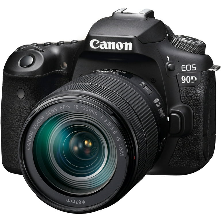 Canon EOS 90D 33 Megapixel Digital SLR Camera with Lens, 0.71, 5.31,  Black 
