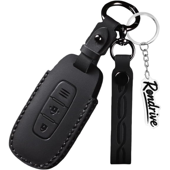 Key Fob Cover Compatible with Nissan Rogue Sentra Kicks Altima 2025-2026 Keychain Case Holder Protector,A-Black (3-BTN)