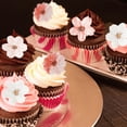 thumbnail image 5 of 50Pcs Edible Flowers Cake Decorations, Edible Double Cherry Blossom Cake Decorations Wafer Paper Flower Cupcake Toppers for Wedding Birthday Party, 5 of 7