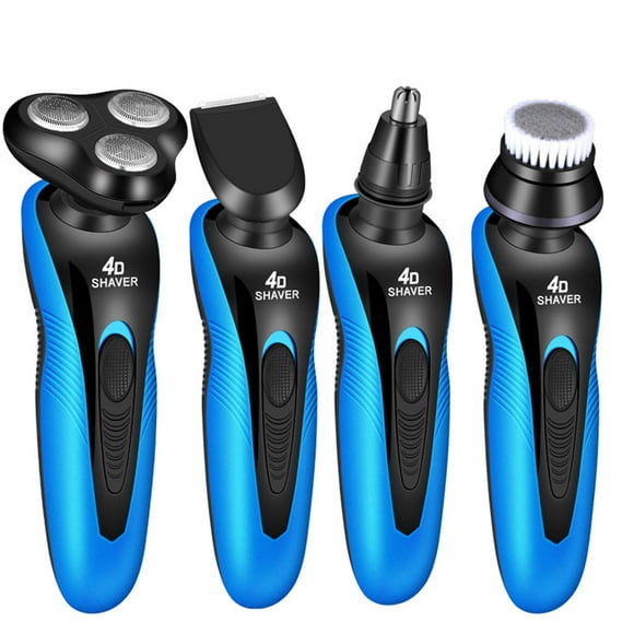 ECKYADAM Rasoir Flottant Multifonction pour Barbe, Rechargeable, Rasage Rotatif