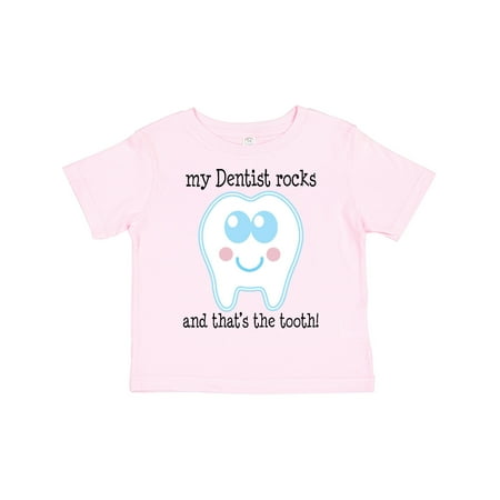 

Inktastic Dentist Rocks Tooth Gift Toddler Boy or Toddler Girl T-Shirt