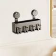 thumbnail image 7 of Toothbrush Holders for Bathroom, InsCrazy No-Drill Bathroom Organizer Wall-Mounted Toothbrush Stand Adhesive Toothbrush Rack, 7 of 7