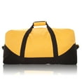 thumbnail image 4 of DALIX 24" Big Adventure Large Gym Sports Duffle Bag in Gold, 4 of 6